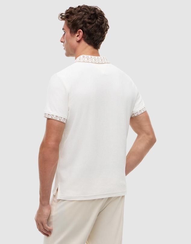 Tommy Hilfiger - Jacquard Collar Polo Shirt