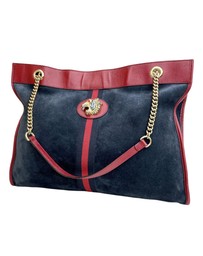 Pre-Loved by Azura Reborn - Pre-Loved Large Web Suede Rajah Tote