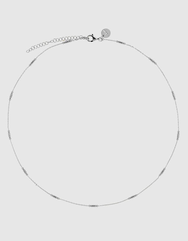 Najo - Tidal Whisper Silver Pearl Necklace
