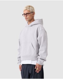 Zanerobe - Box Crop Hood Grey Marle