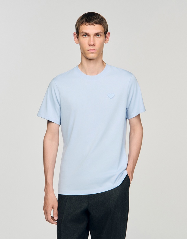Sandro - Single Coeur Tee Shirt