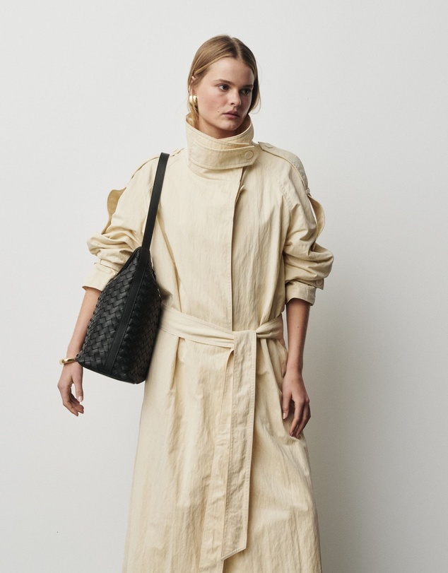 VESTIRSI - Bianca Woven Hobo Black