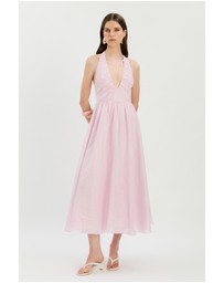 Bardot - Dorota Halter Neck Midi Dress