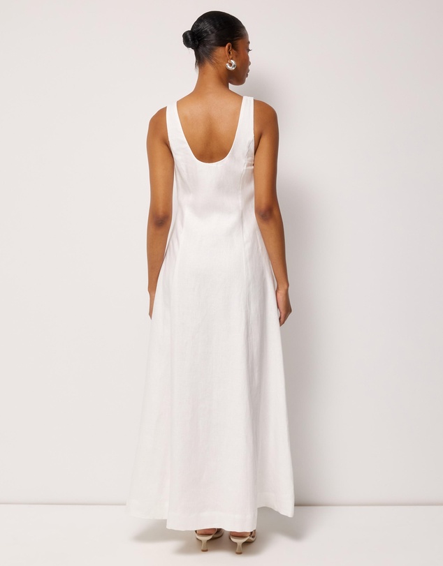 AERE - Fern Linen Maxi Dress