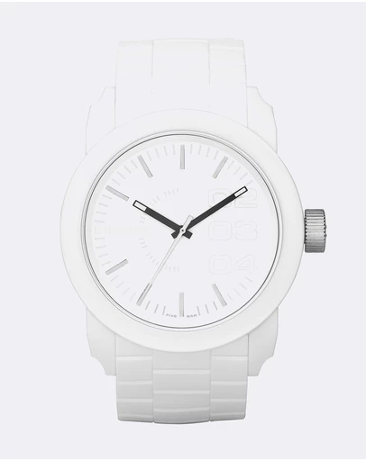 Diesel - Double Down S44 White Analogue Watch