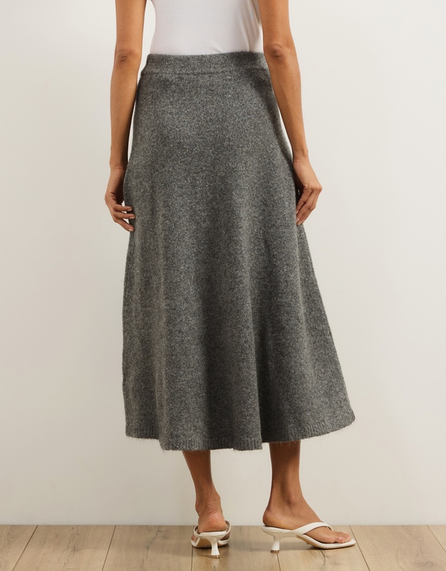 Atmos&Here - Katie Wool Blend Knitted Skirt