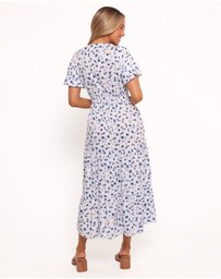 Petal & Pup - Roberts Maxi Dress - Blue Ditsy Floral