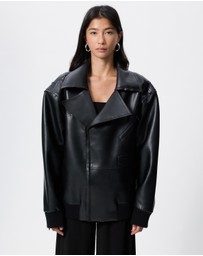 Norma Kamali - Oversized Moto Jacket