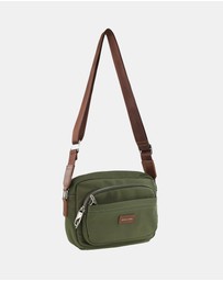 Pierre Cardin - Pierre Cardin RFID Anti-Theft Nylon Crossbody Bag