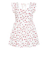 City Chic - Cherry Print Ruffle Mini Dress