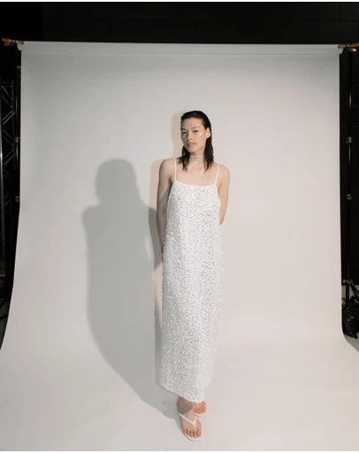 Lover - Claudia Sequin Shift Maxi Dress