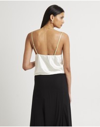 Alice In The Eve - Camille Contrast Slip Top