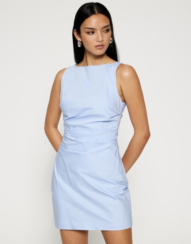 Revibe - Repaired Lover Amala Tuck Detail Mini Dress - AU 12