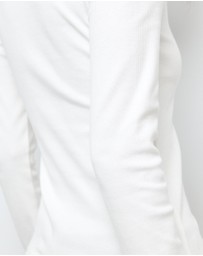 AERE - Della Long Sleeve Rib Henley Top