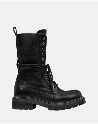 Black Oil Suede