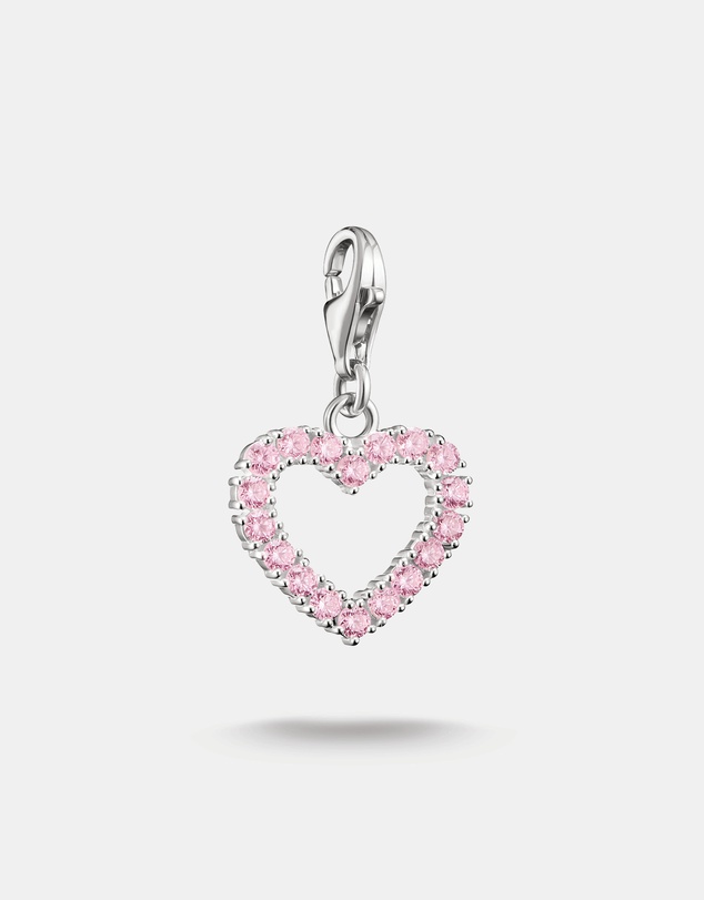 THOMAS SABO - THOMAS SABO Original Charm Pendant Pink Heart