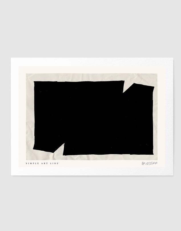 Olive et Oriel - Simple Artline No31 by Treechild Art Print