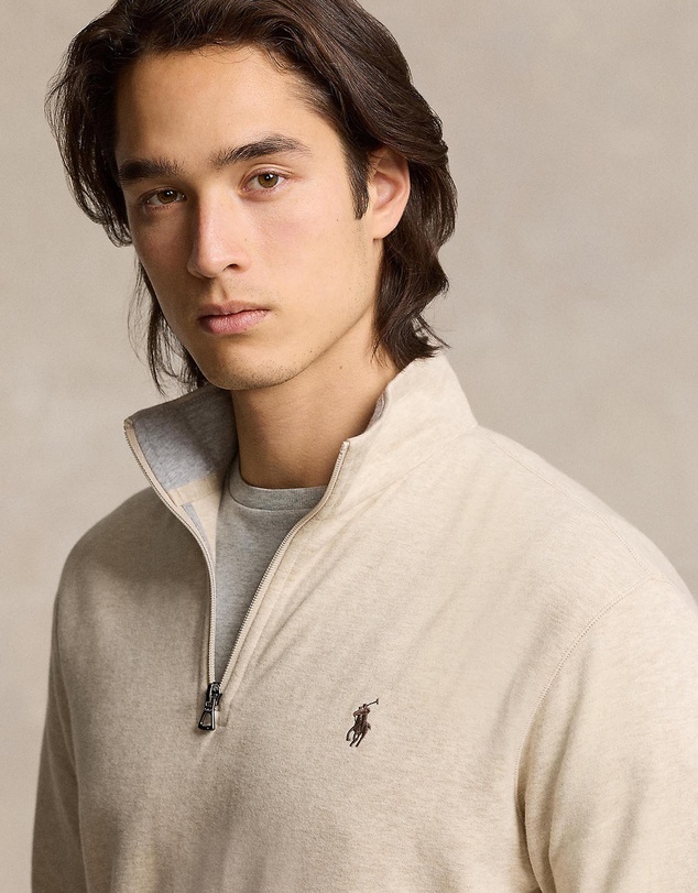 Polo Ralph Lauren - ICONIC EXCLUSIVE - Luxury Jersey Quarter-Zip Pullover