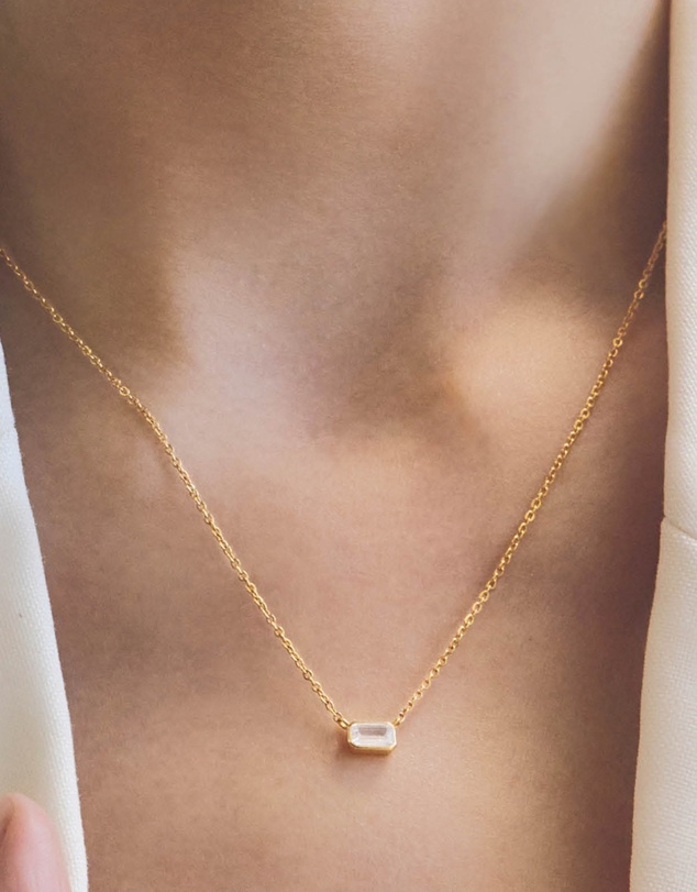 SAINT VALENTINE - Lineaire Necklace - Gold