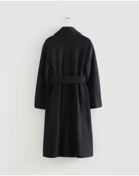 & Other Stories - Voluminous Belted Wool Coat