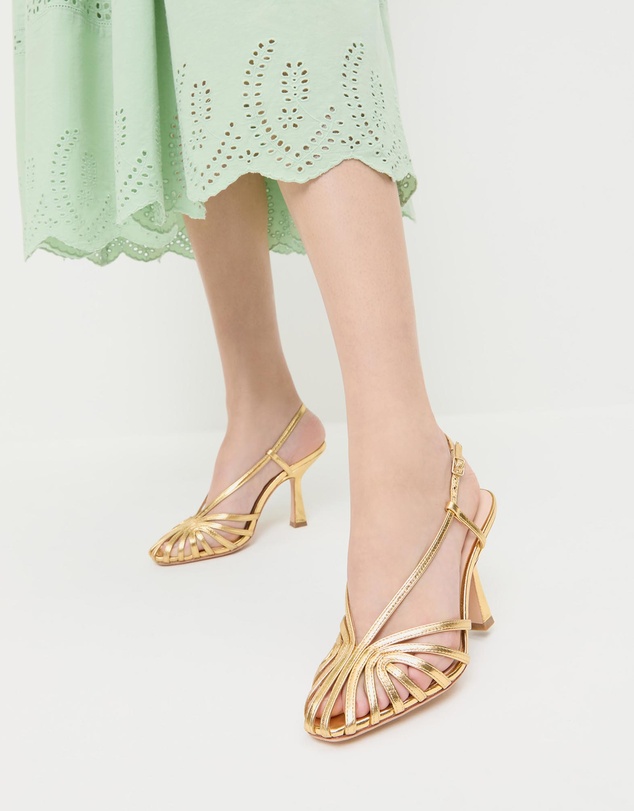 Loeffler Randall - Alexandra Lattice Slingback Sandals