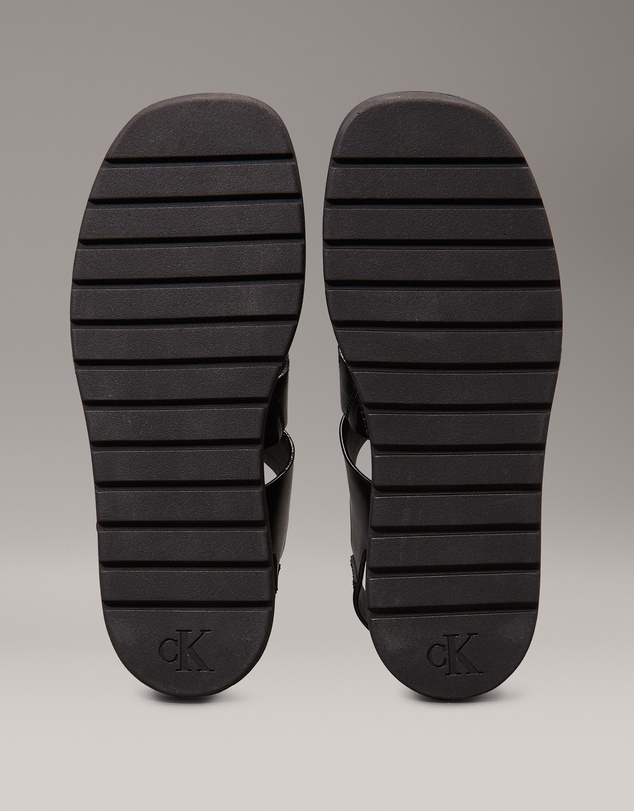 Calvin Klein - Leather Fisherman Sandals