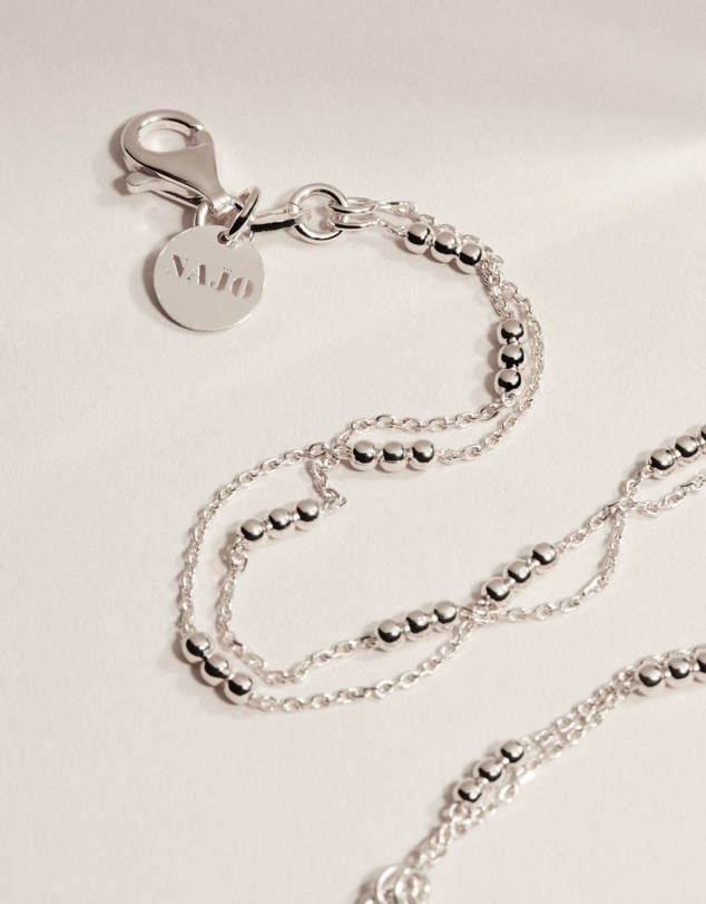 Najo - Halcyon Silver Anklet