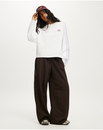 Cotton On Body Active - Long Sleeve Graphic Crew Tee