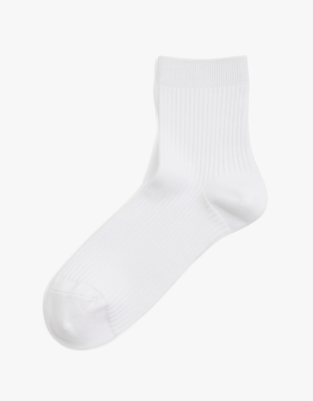 Country Road - Australian Cotton Blend Ribbed Quarter Crew Sock