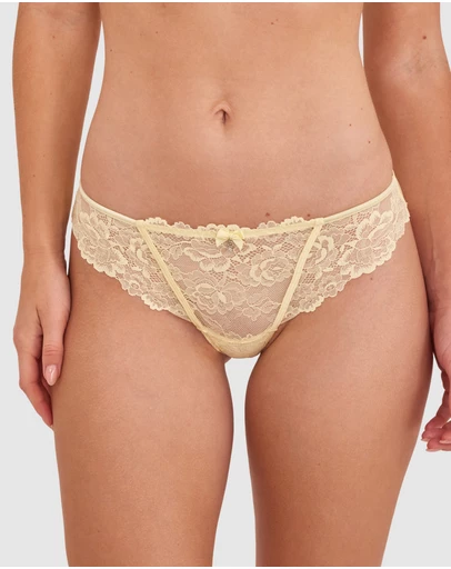 Bras N Things - Bethany Essentials Brazilian Knicker - Yellow