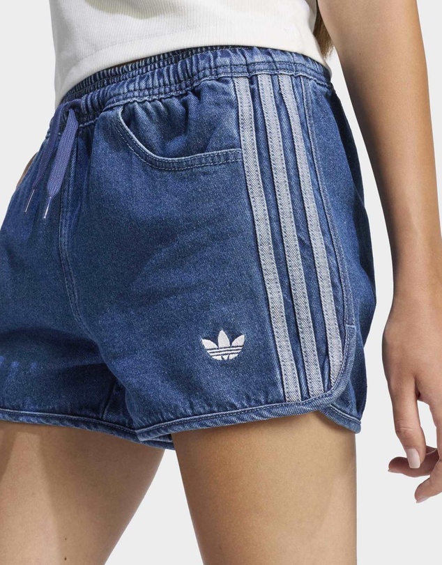 adidas Originals - Denim Sprinter Shorts - Kids-Teens