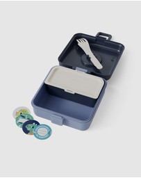 Monbento - Monbento Mb Sandwich Lunch Box Snacky - Blue Infinity