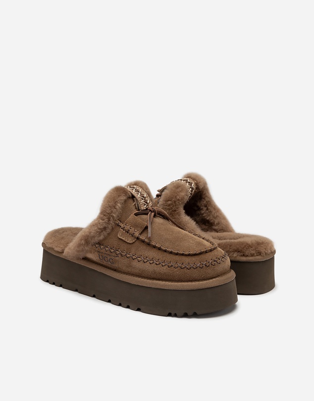Ozwear Connection Uggs - Ugg Letitia Platform Slipper (Replaceable Decoration)