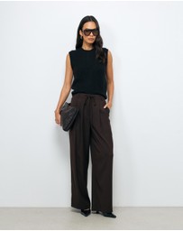 AERE - Calista Relaxed Suiting Pants