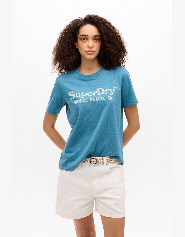 Superdry - Venue Metallic Graphic Tee