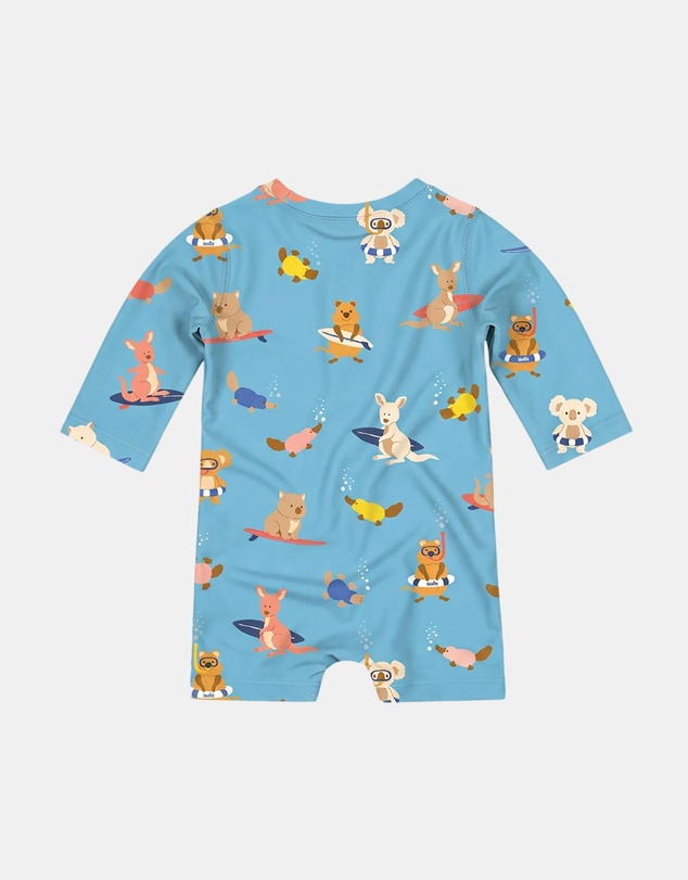 Toshi - Pirate LS Swim Onesie - Babies