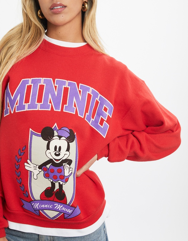 Vintage by The Real Deal - Pre Loved - 90s Disney Minnie Mouse Sweatshirt