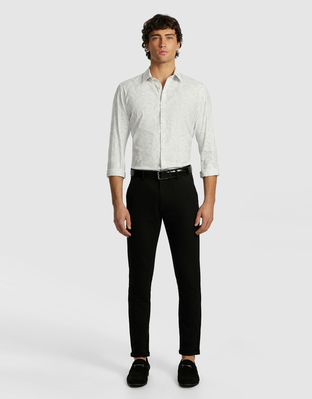 yd. - Valencia Slim Paisley Shirt