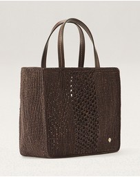 Helen Kaminski - Arleth Raffia Crochet Mini Tote