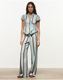 Laagam - Tashi Striped Flow Pants