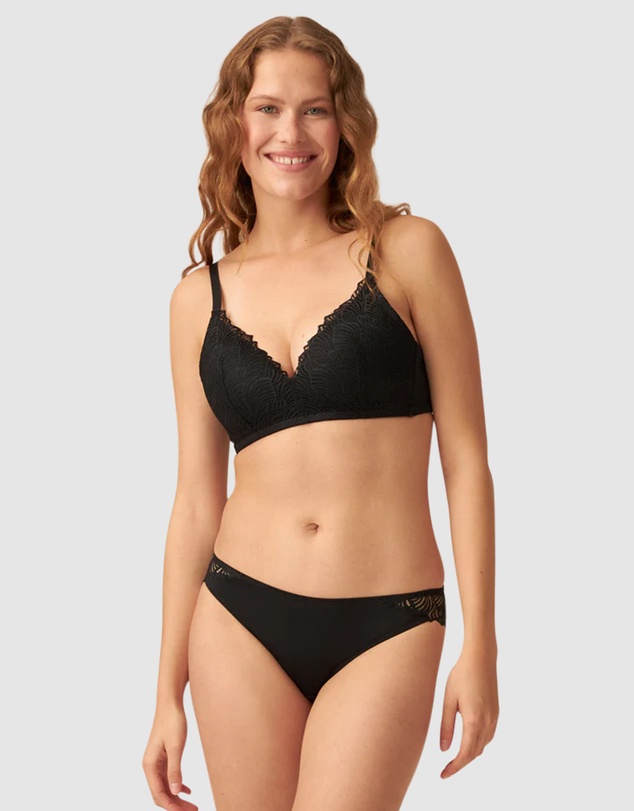 Naturana - The Friday Wirefree Recycled Lace Bra