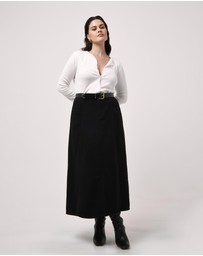 Forcast - Sam Panel Denim Skirt