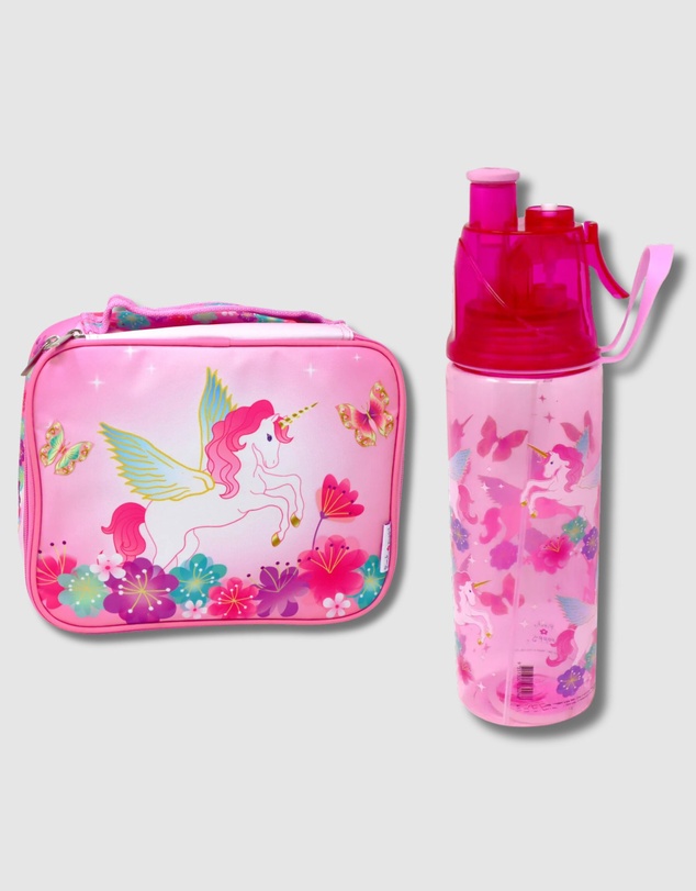 Pink Poppy - Unicorn Rainbow Lunch Accessory Bundle