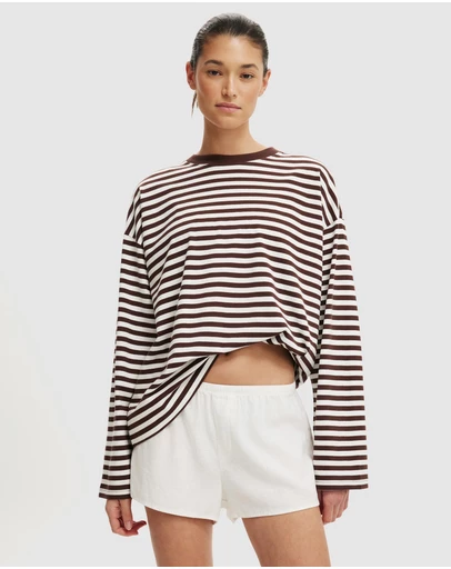 Cotton On - Boxy LS Top