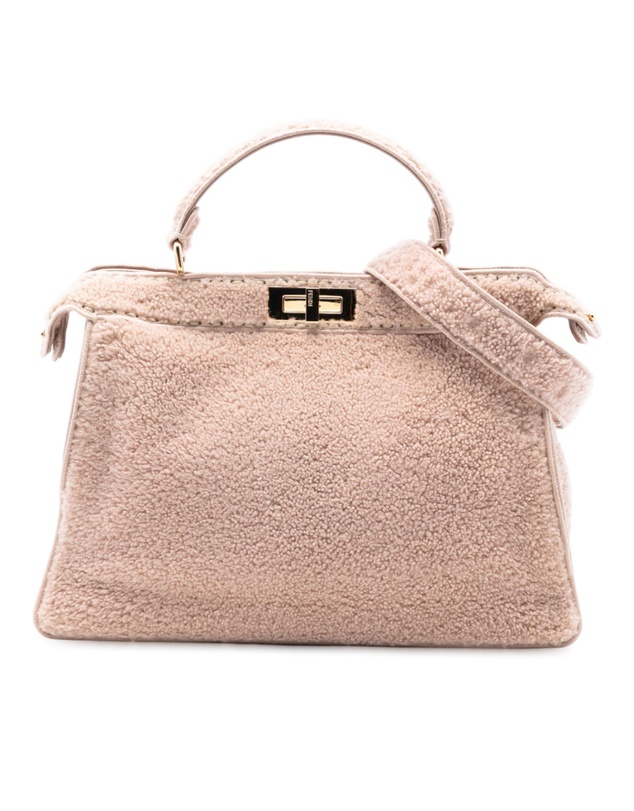 Pre-Loved by Azura Reborn - Pre-Loved Large Shearling Peekaboo ISeeU Satchel