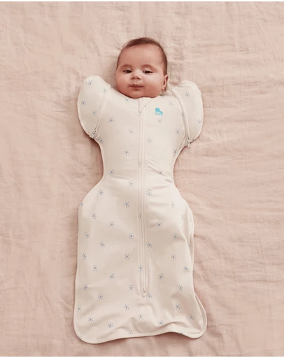 Love to Dream - Swaddle Up™ Transition Bag 0.2 TOG Viscose From Bamboo Sunny Mist Blue