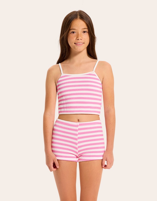 Seafolly - Textured Tankini Set - Teens
