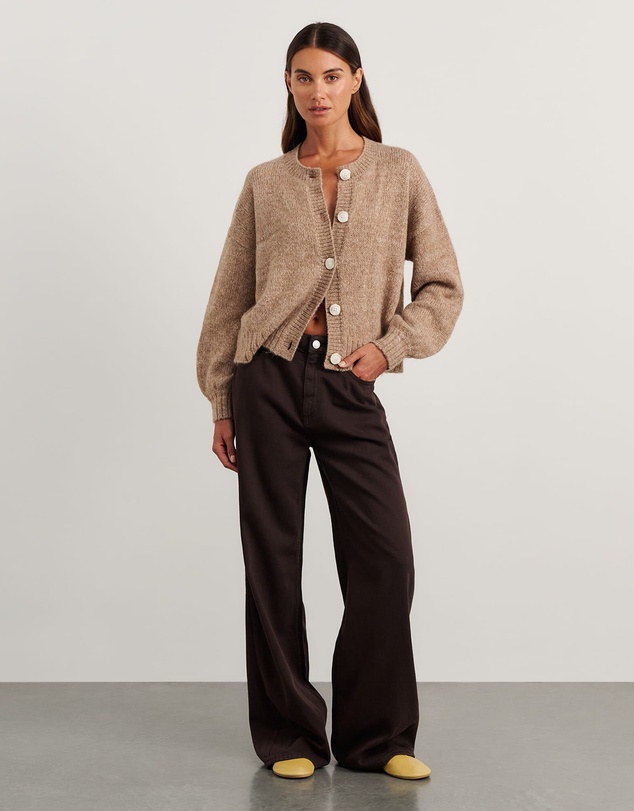 Jag - Lily Fluffy Knit Cardigan