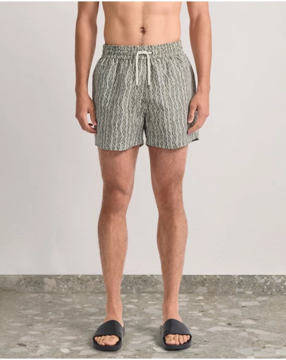 Frescobol Carioca - Rio Prado Print Swim Shorts