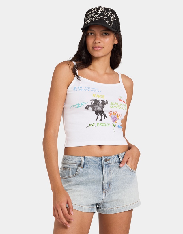 RVCA - Womens Dani Miller Strappy Tank Top